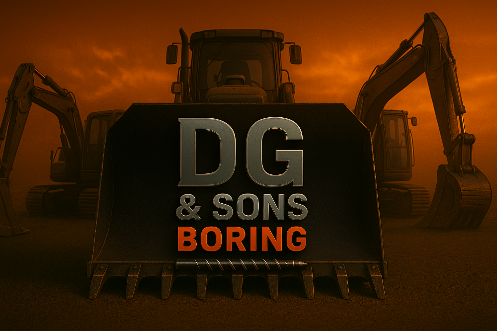 DG & Sons Boring heavy equipment hero image